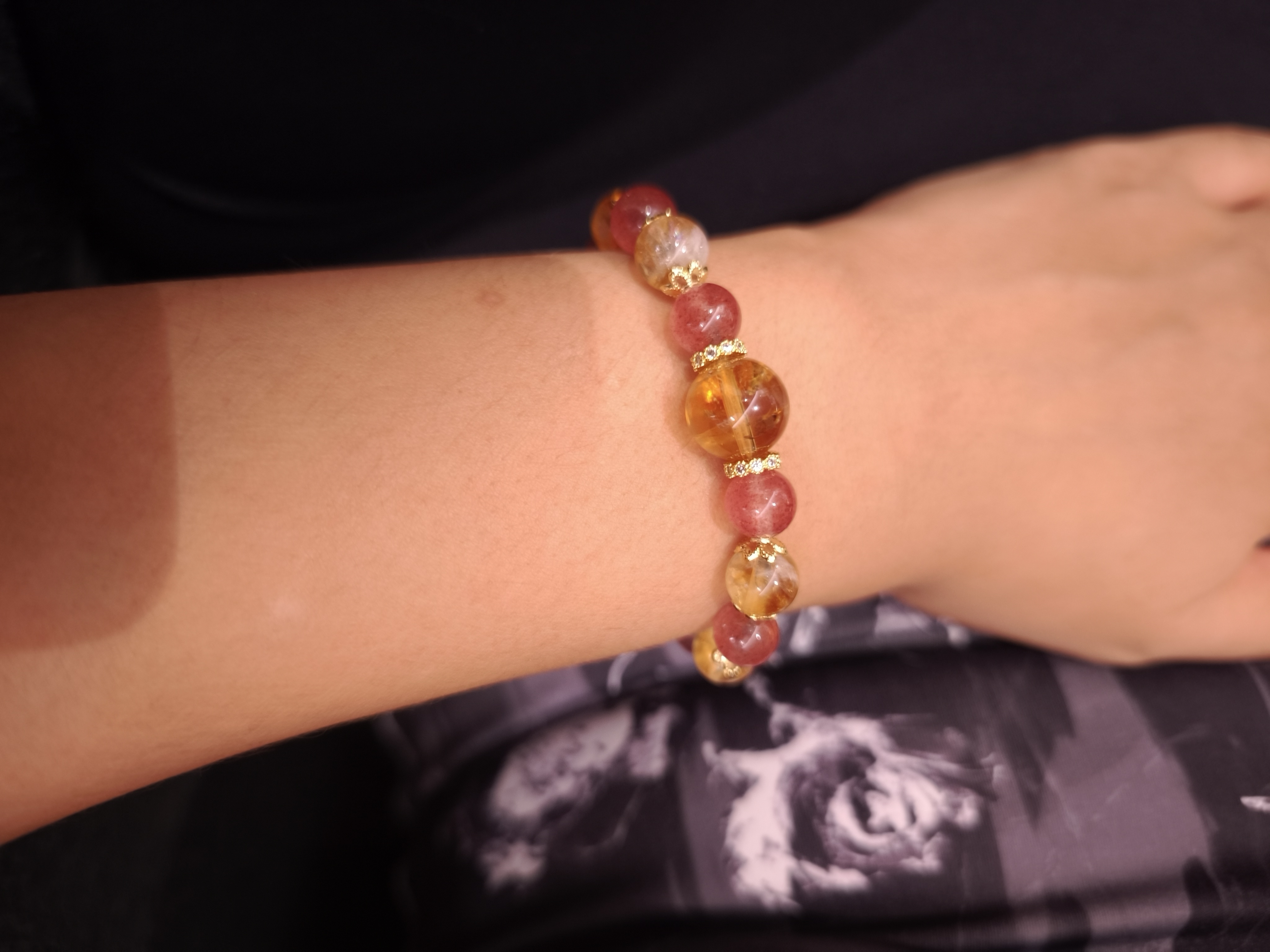 Michelle Tan wearing The Affinity bracelet