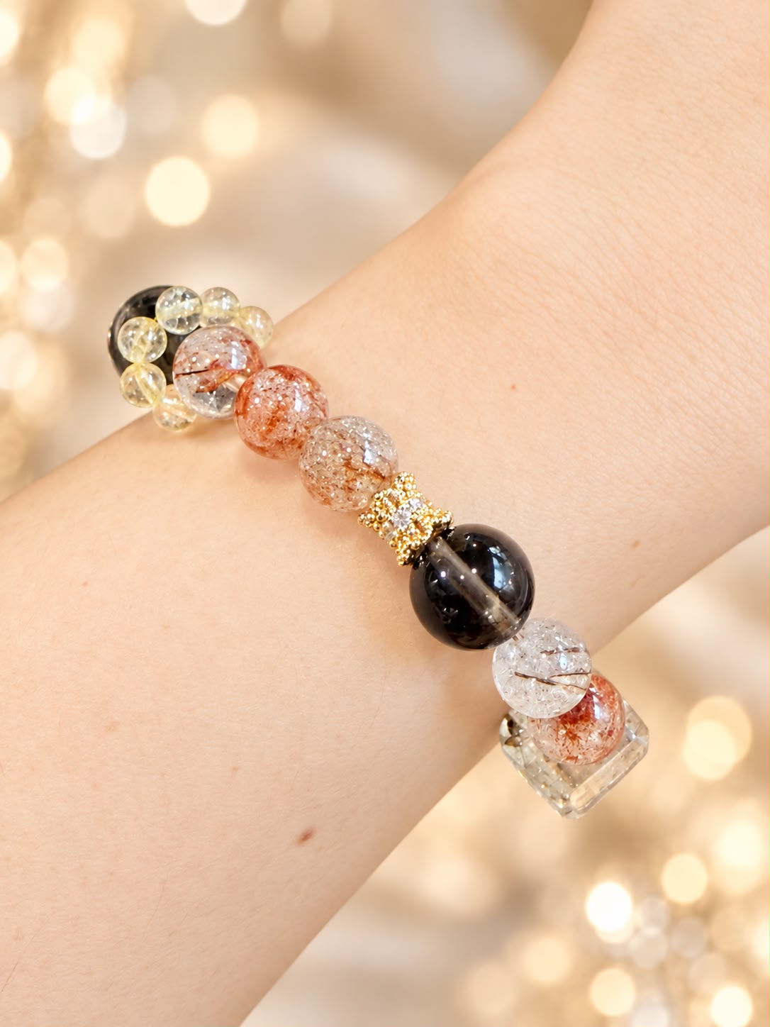 Chai Hui Ling wearing The Connector bracelet