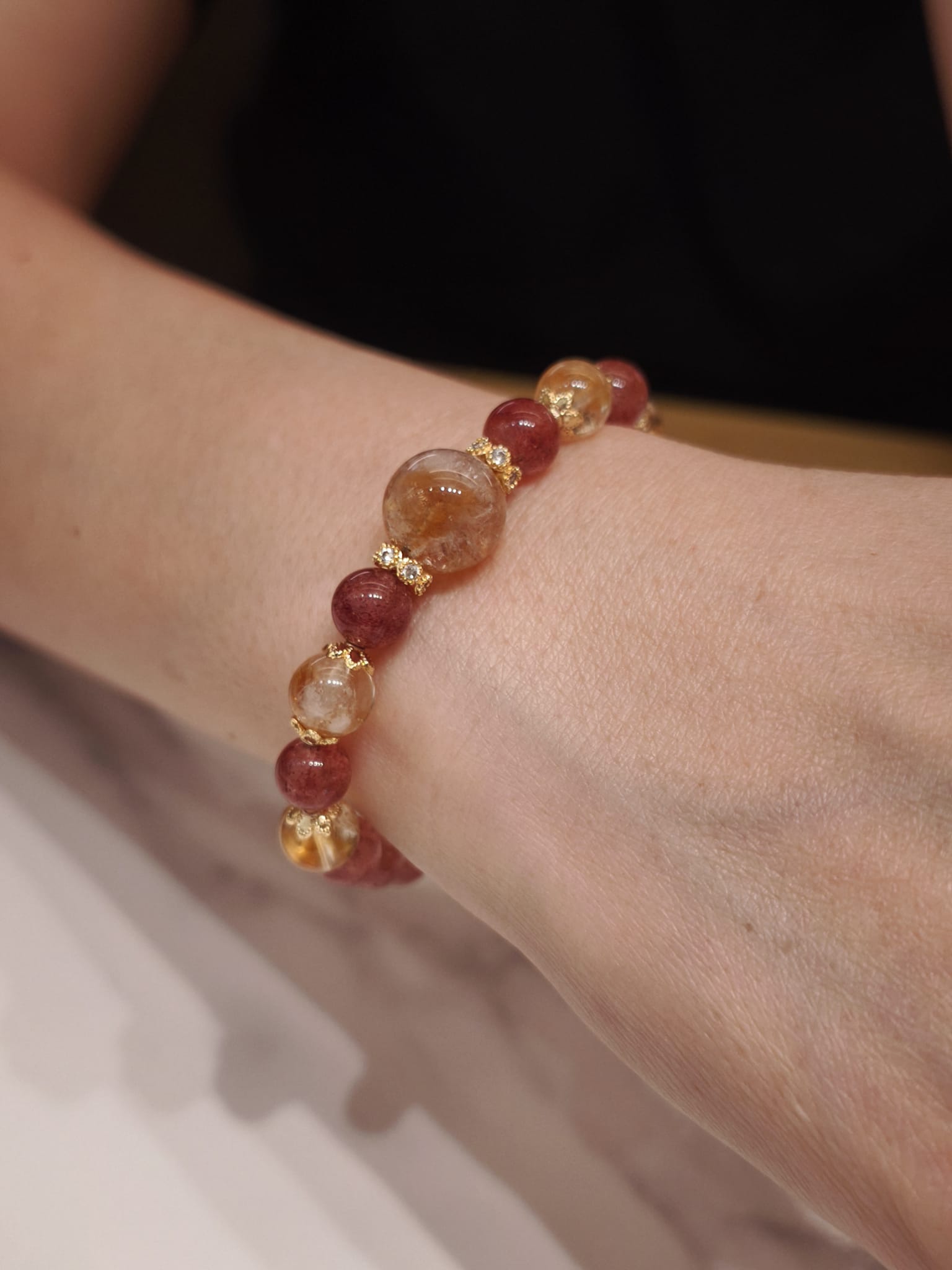 Customer wearing The Affinity