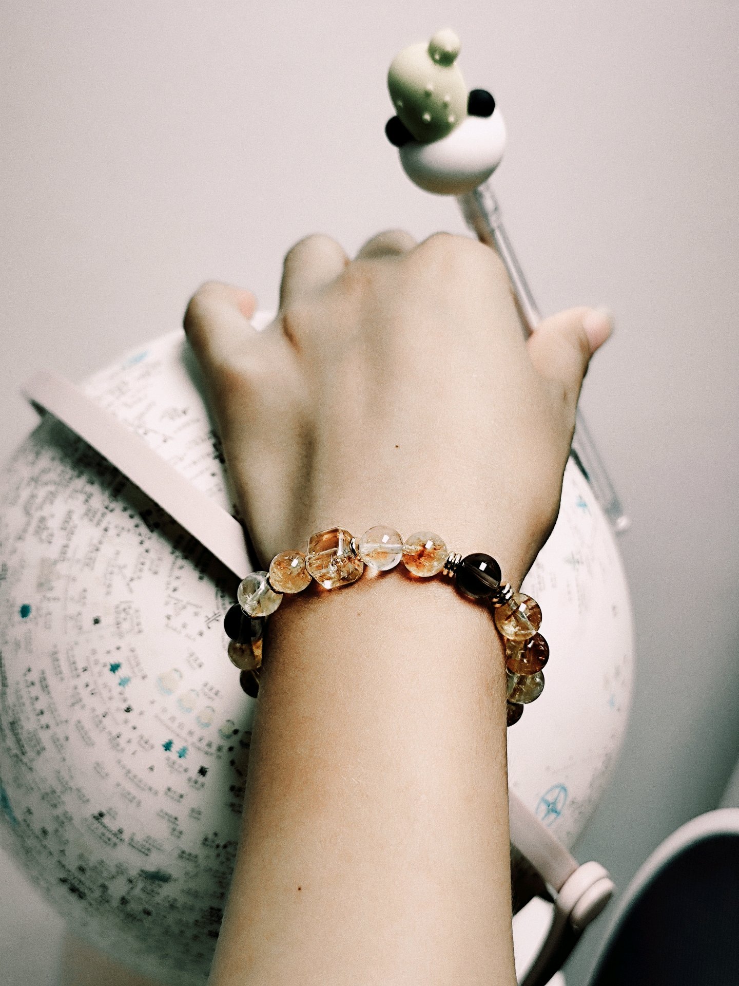 Customer wearing The Strategist